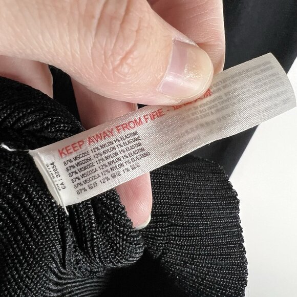 Free People Women's Bodycon Peephole Black Pullover Sweater Viscose Medium Boho - Picture 6 of 9